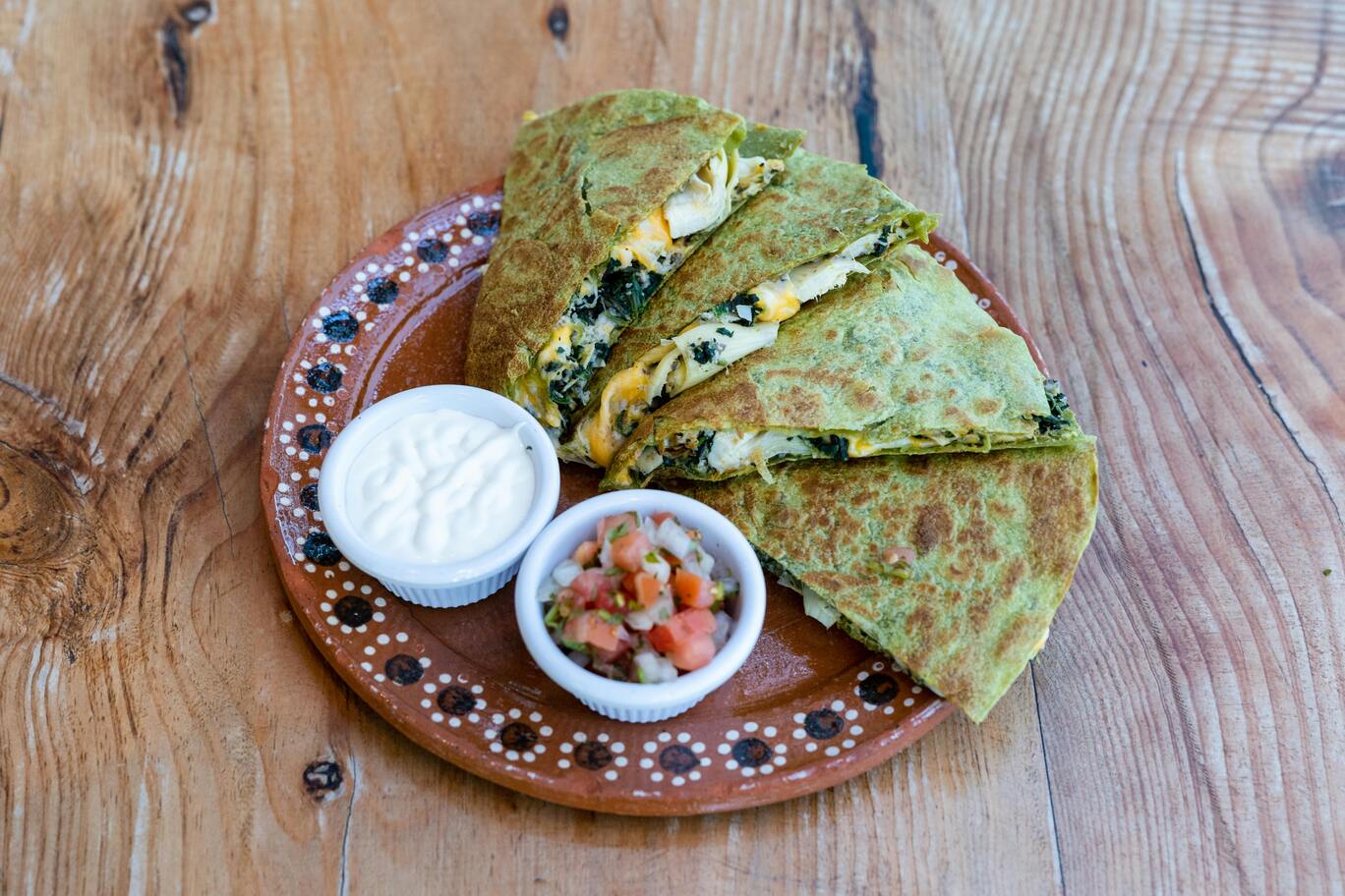 Quick, Easy and Healthy Breakfast Recipe: Veggie and Cheese Breakfast Quesadilla